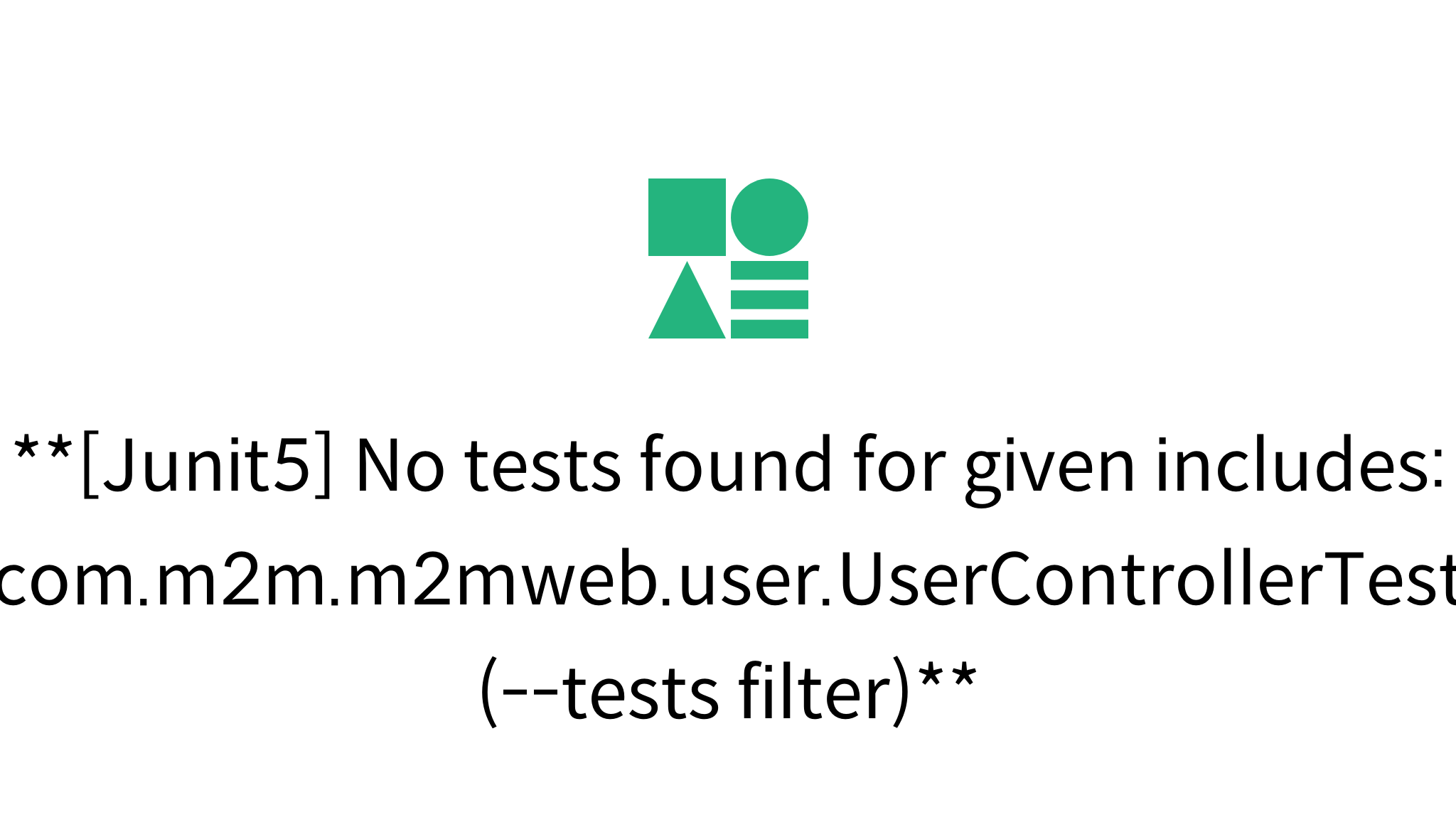 [Junit5] No tests found for given includes
